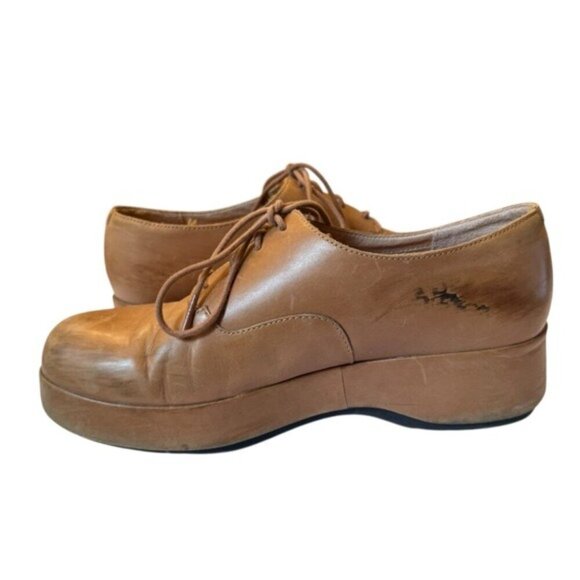 Camper Dessa Platform Oxford in Beige, Size 39 (US 9) - Picture 4 of 9